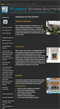 Mobile Screenshot of floridastormshutters.com